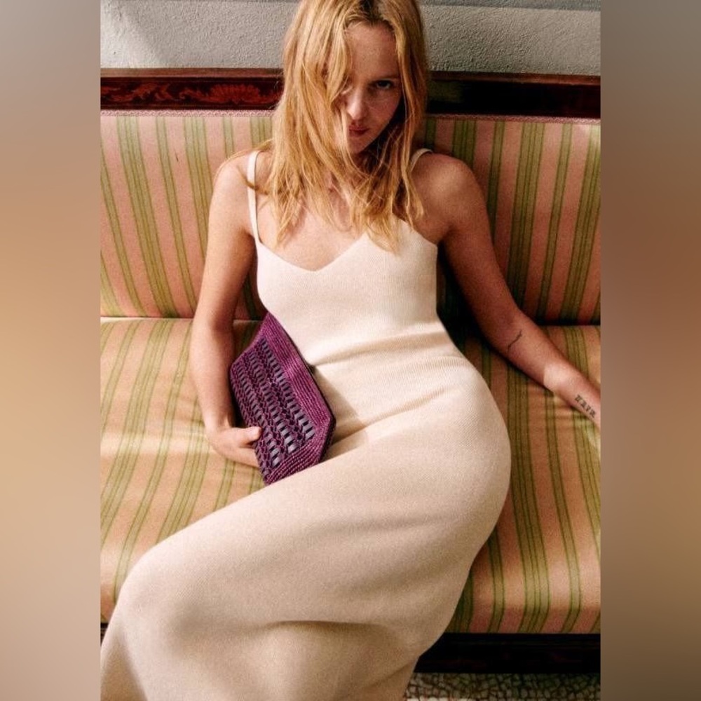 NWT Sézane Lindsey Dress in Cream | XS